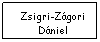 Text Box: Zsigri-Zgori Dniel
